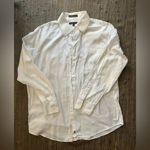Men’s Nordstrom White Button Down Shirt